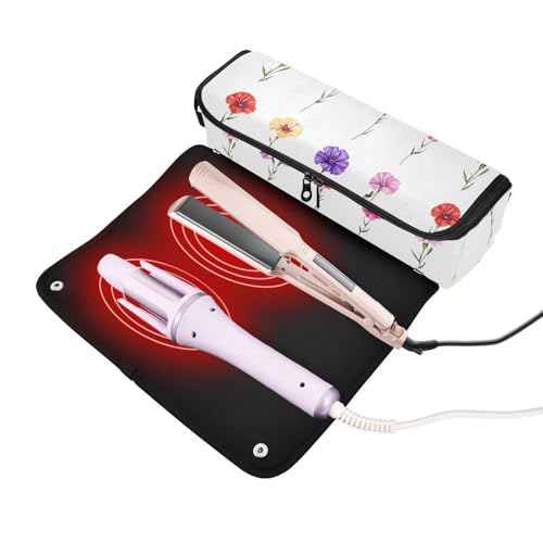 Organizador de herramientas para cabello 2 en 1 con tapete resistente miniatura 2
