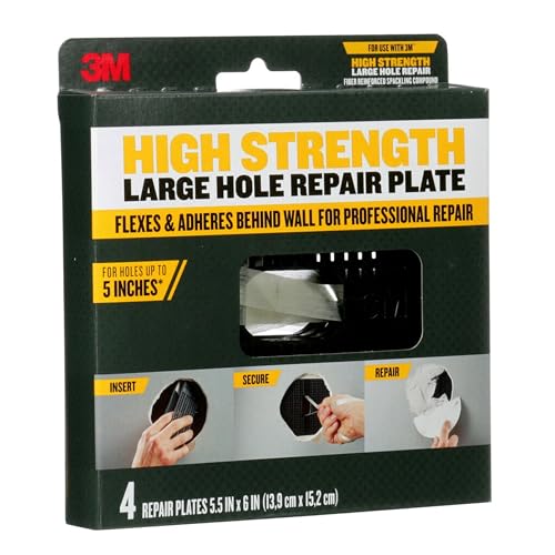 3M RP6IN-4PK Wall-Surface-Repair-Products, Black, 4 Pack - Image 3