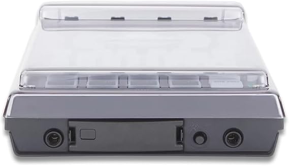 Decksaver Cover for Roland SP-404 - Super-Durable Polycarbonate Protective lid in Smoked Clear Colour, Made in The UK - The Producers' Choice for Unbeatable Protection