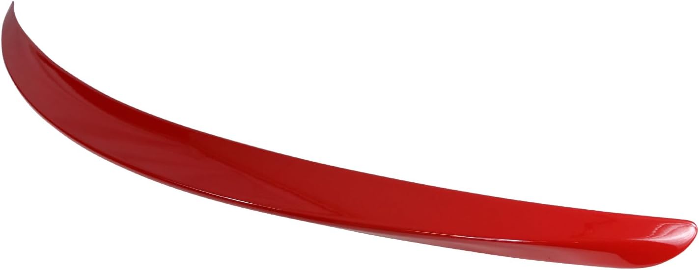 IKON MOTORSPORTS, Trunk Spoiler Compatible with 2013-2020 Mercedes-Benz SL-Class R231, D Style Painted #5896 896 Brilliant Blue Metallic ABS Plastic Rear Trunk Lid Spoiler Wing Lip