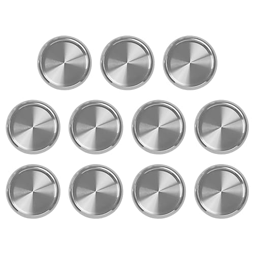 Levenger Aluminum Metal Circa Discs Binder Rings for Discbound Notebooks System, 11 Pack, Silver 3/4-Inch