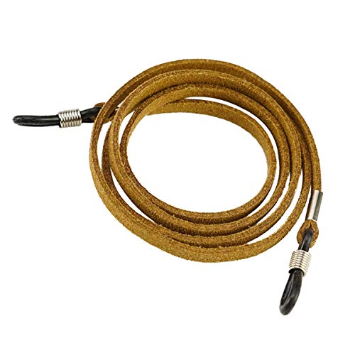 jweemax Eyeglasses Straps, Universal Safety Eyewear Retainer Leather Eyewear Retainer Sunglasses Eyeglasses Strap for Sports