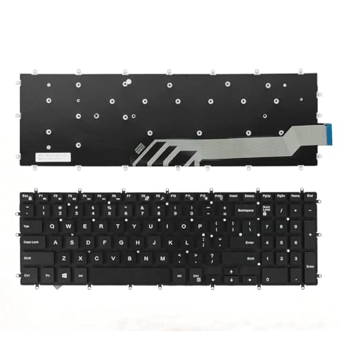 Clavier Dell Inspiron 15 5565 5567 5570 pour remplacement d'ordinateur portable disposition US