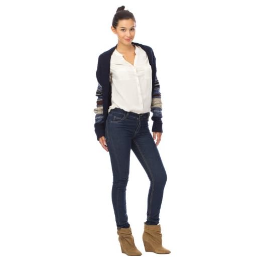 Cheap Monday Jeans Tight Blu Scuro 34 32 Donna