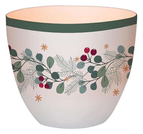 Lichterzauber: Windlicht aus Porzellan