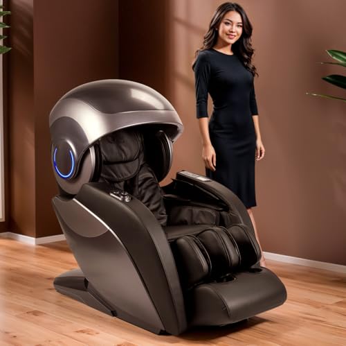 GLOBAL RELAX® | Kronos 5D-Massagesessel Limitierte Auflage | Schwarz | Pressotherapie I Aromatherapie I Lichttherapie I Thermotherapie I Bluetooh 3D Sound | Schwerelosigkeit I Raum Zero