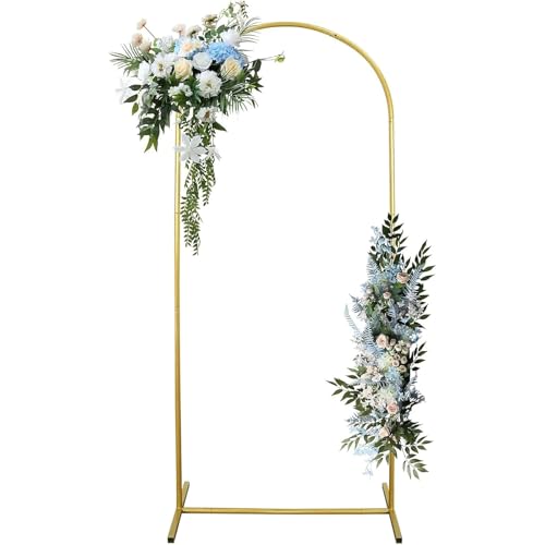 Support d'arche de Mariage de 2m, Cadre d'arrière-Plan arqué en métal pour Anniversaire, Mariage, Remise de diplôme, fête, célébration d'anniversaire Décoration d'arrière-Plan en Studio