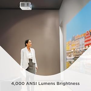 ViewSonic LSD400HD-ST Bright 4000 Lumens 1080p Short Throw Laser Projector — photo 5 of 6