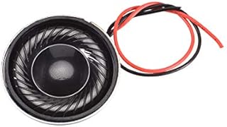 sourcing map 2W 8 Ohm Micro Internal Speaker Magnet Loudspeaker 28mm Dia with Wire