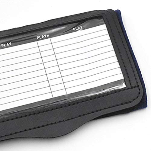 Lioobo 2 peças de pulseiras de futebol americano profissional para treino de futebol americano (azul