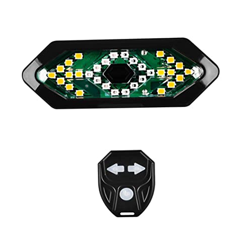 Jorzer Bike Turn Light with Wireless Remote Control LED Bicycle Rear Light Taillight with Turning Bike Tail Turn Signals Warning