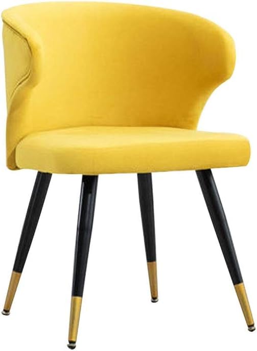 Chaise de salle à manger jaune style nordique pour vos dîners et fêtes