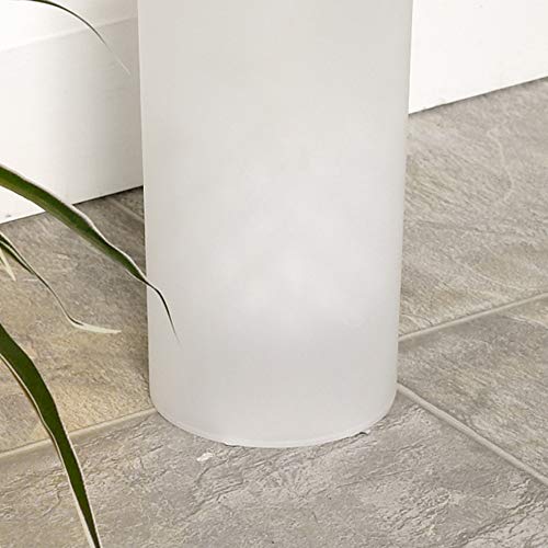 Zenna Home 7669K, Toilet Bowl Brush Holder, Frosted #TOP3