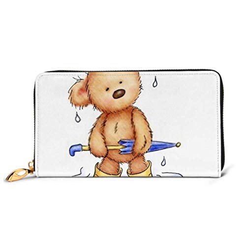 Preisvergleich Produktbild JHGFG Mode Handtasche Reißverschluss Brieftasche Teddybär Regenschirm Gummistiefel Telefon Kupplung Geldbörse Abendkupplung Blockieren Leder Brieftasche Multi Card Organizer