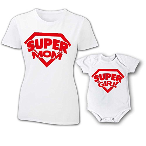Coppia T-Shirt e Bodino Magliette Mamma e