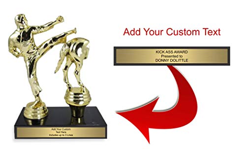 Awards4U Personalized Trophy with Custom Engraved Plate - Funny Office Award Trophies for Best Boss, Coworkers, Friends who Winner 7" - Personalized Fun Gag Gift Customize Now with Your Engraving!