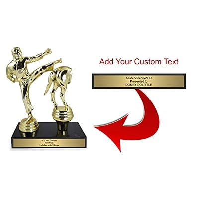 Awards4U Personalized Trophy with Custom Engraved Plate - Funny Office Award Trophies for Best Boss, Coworkers, Friends who Winner 7 - Personalized Fun Gag Gift Customize Now with Your Engraving!