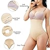 Nebility-Women-Butt-Lifter-Shapewear-Hi-Waist-Tummy-Slimmer-Thong-Panty-Seamless-Body-Shaper-Shorts Nebility Women Butt Lifter Shapewear Hi-Waist Tummy Slimmer Thong Panty Seamless Body Shaper Shorts (M/L, Beige(Thong Panty))