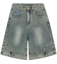 Aelfric Eden Unisex Star Patchwork Jorts Women Denim Shorts Aelfric Eden Unisex Star Patchwork Jorts Women Denim Shorts