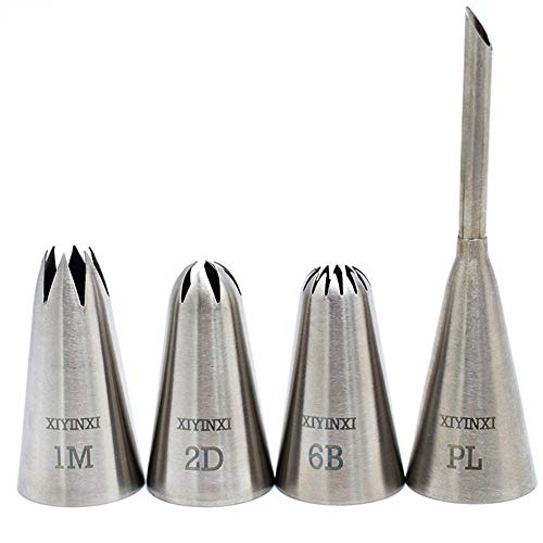 XIYINXI Open Star Lot de 4 grandes douilles à douille Cover