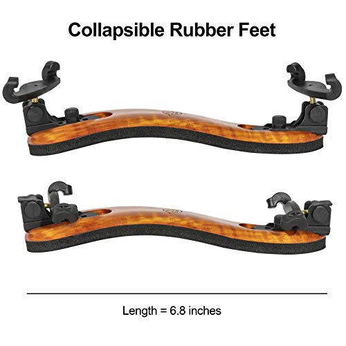 image for MI&VI Classic Violin Shoulder Rest (Violin 1/2-1/4 & Viola 12