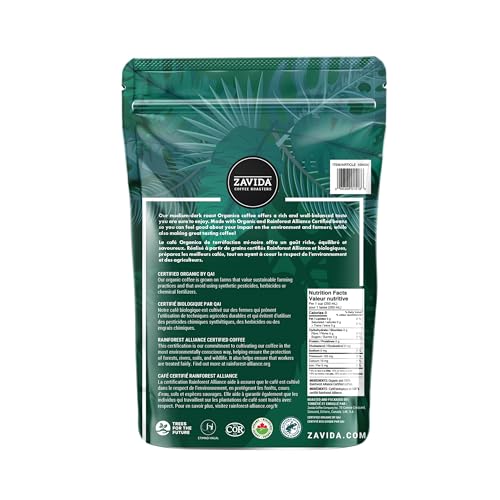 Zavida Coffee Whole Beans, 2 pounds (Organica) miniatura 2