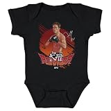 500 LEVEL Kai Asakura UFC One-Piece Infant Bodysuit - Kai Asakura Pose WHT (Black, 12M)