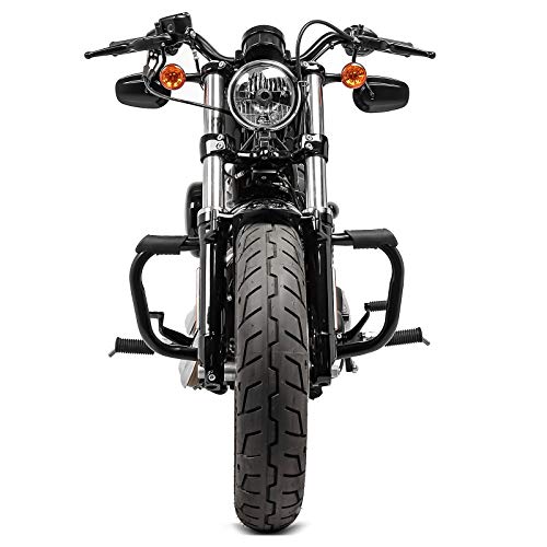 Paramotore compatibile con Harley Davidson Sportster 883 R Roadster (XL 883 R) 04-15 Mustache nero