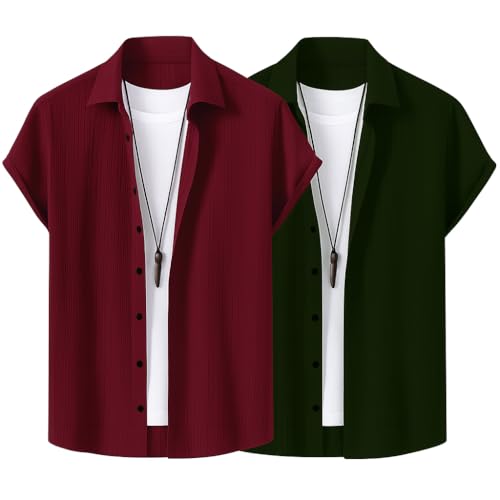 Image of Lymio Stylish Casual Regular Fit Shirt for Men|| Men Regular Fit Shirt (Available in Combo Packs) (S-Kent-)