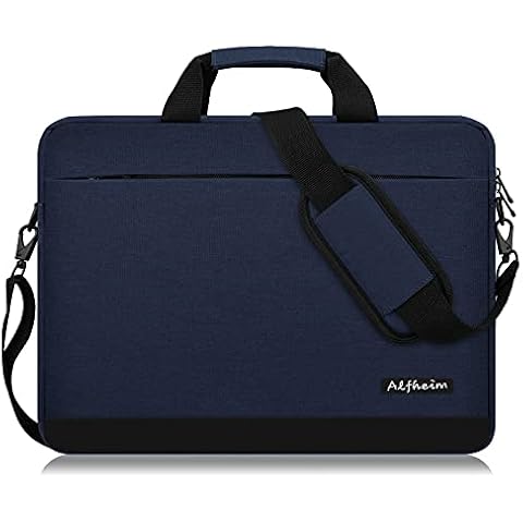 Alfheim Laptop Bag with Shoulder Strap 15/15.6/16 Inch Men Women Lightweight Waterproof Soft Computer Briefcase for Business Work Notebook Ultrabook Compatible with Macbook Air/Macbook Pro 14-inch etc Cover