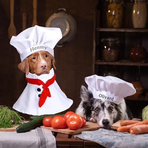Sombrero de Chef Personalizado para Perro Bordado miniatura 7