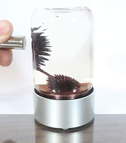 Spike RED Colored Ferrofluid in a Bottle Magnetic Liquid Sculpture Educational Display Executive Desk Toy - Thumbnail 2