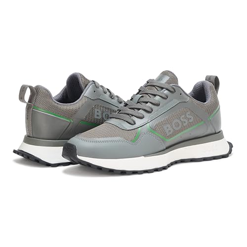 Image of BOSS Men's Big Logo Mesh Mix Lace Up Sneaker