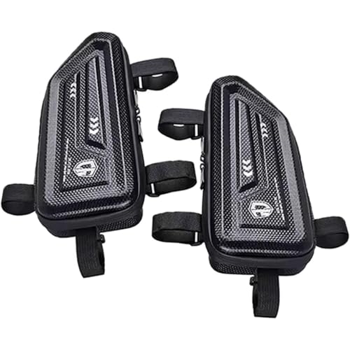 Bolsa lateral para motocicleta MAIYD para GSX-8R y GSX-8S (2023-2025), alforjas triangulares rígidas de fibra de carbono, impermeables, juego de 2 piezas miniatura 2