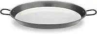Vaello Campos 102 La Valenciana 34 cm Panela de paella de aço polido, prata