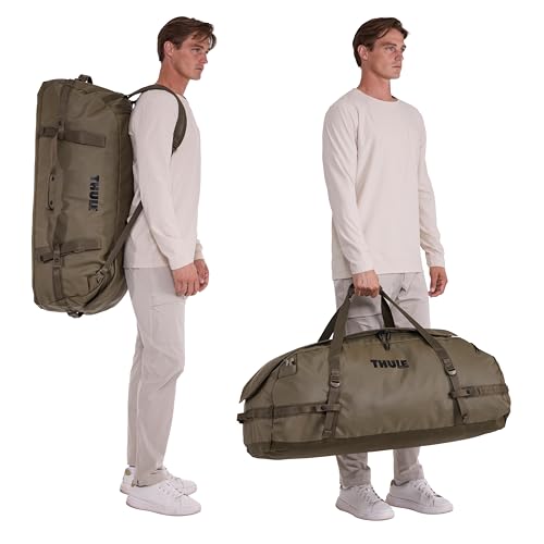 Image of Thule Chasm Duffel bag, Weather-resistant materials, Easy packing, Converts to backpack, Internal pockets, Travel-ready, DEEP KHAKI, 130L, Casual