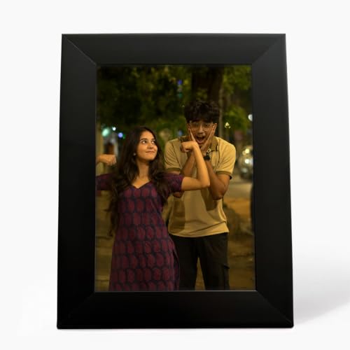 Image of Art Street Wood Customized Tabletop Photo Frame With Photo Upload, Rakshabandhan, Birthday, Rakhi, Rectangular Gift for Husband, Couple, Brother, Sister, Parents New (4x6 Inch, Black)