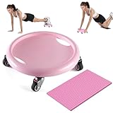 Ab Roller Wheel, Women's Multifunctional Abdominal Wheel Board with Mat, 360° Rotating, for Full Body Fat Burning Tummy Weight Control Gym or at home workout equipment
