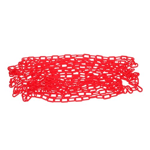 Chaîne plastique rouge POPETPOP 10m pour stopper les intrusions dans vos allées