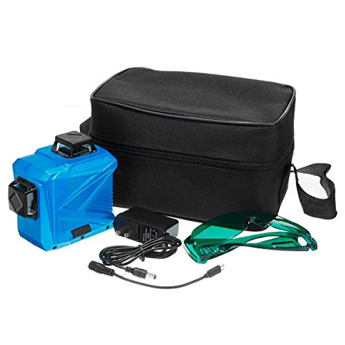 WGng 3D 12 líneas de luz Verde láser Niveles Auto Auto nivelación 360 Rotary Medida Cruz Impermeable Estabilidad Trípode Base T-Forma, A