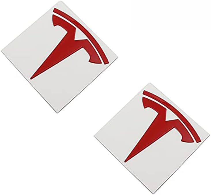 Logo covers 3 stuks - Model 3 - Mat Zwart - EV Accessoires
