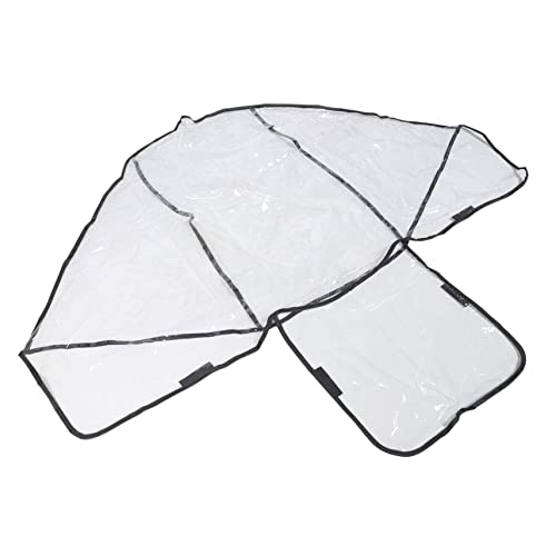 ERINGOGO Double Stroller Rain Cover for Front and Rear Seats Shield for Twins Against Rain Installation Fits Models