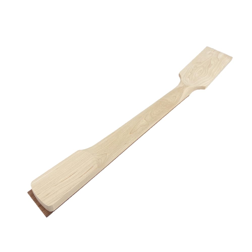 Gitarrenhals mit 12 Saiten, 24 Bünde, 62 cm, Ahornholz, Paddelkopf, Punkte, Inlay, DIY