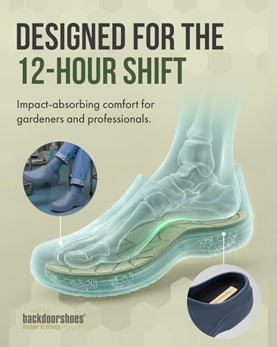 Image of Backdoorshoes Waterproof Premium Garden Clog Shoes for Women with Arch Support
