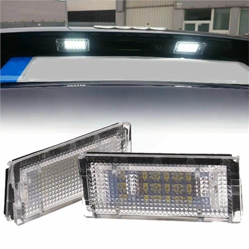 Luz matrícula impermeable coche Serie 3 E46 con 18LED plafón trasero 1999 2000 2001 2002 3