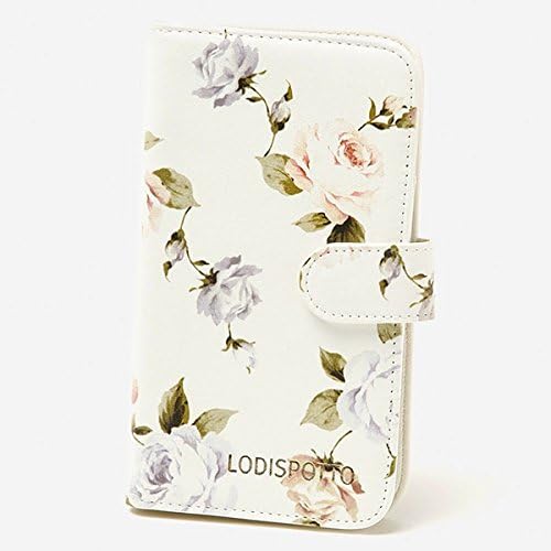 Amazon ロディスポット Lodispotto レトロローズ柄スマホケース マルチ対応 シロ F ファッション小物 通販