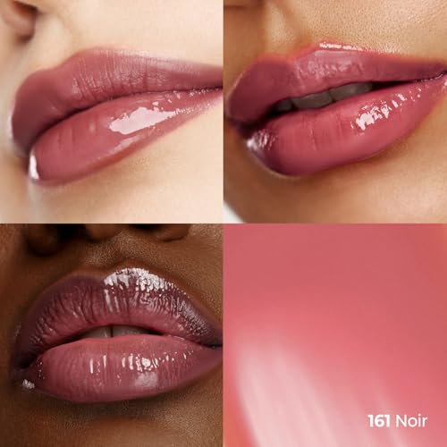 Image of Laka Fruity Glam Tint | Glowing Korean Lip Tint with Hydrating Lightweight Texture | Buildable Color, Non-Sticky High Shine Gloss | K-Beauty Korean Makeup | #161 Noir, 0.15oz