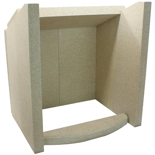 Brennraumauskleidung für z. B. Hark 57 & Opera B – 8-teilig – aus Vermiculite Brennraumauskleidung für z. B. Hark 57 & Opera B – 8-teilig – aus Vermiculite