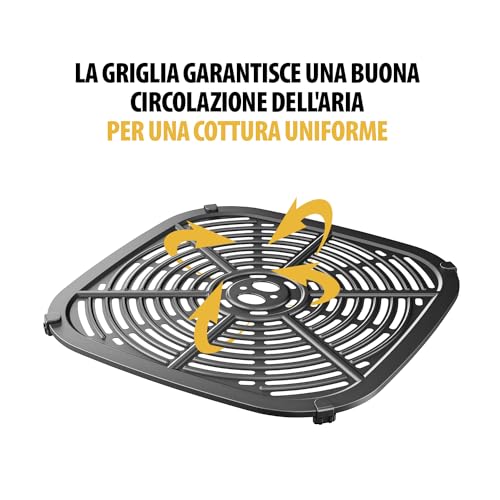 Tristar Friggitrice Ad Aria Con Finestra Di Visualizzazione - 10 Programmi Di Cottura - Rivestimento Antiaderente - Protezione Contro Il Surriscaldamento - 7,5 L - 1700 W - FR-9039 - 6