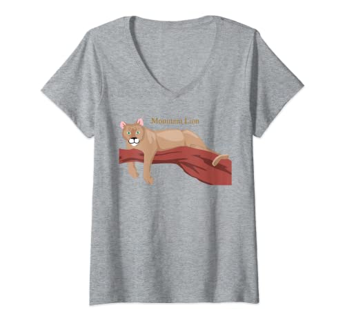 T-shirt col V puma femme fluide pour sublimer votre silhouette avec un motif artistique